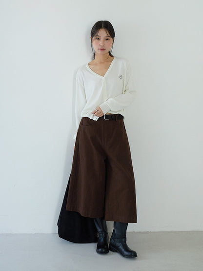 【LD3188】實拍初秋刺繡笑臉氣質針織外套（含羊毛6%)
250922