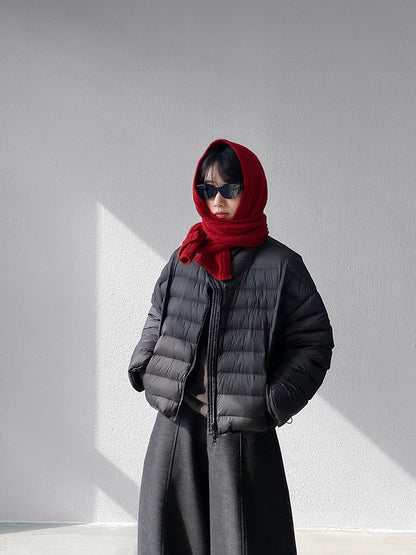 【cimz6383】實拍高領寶款排骨白鴨絨外套（白鴨絨90）251120