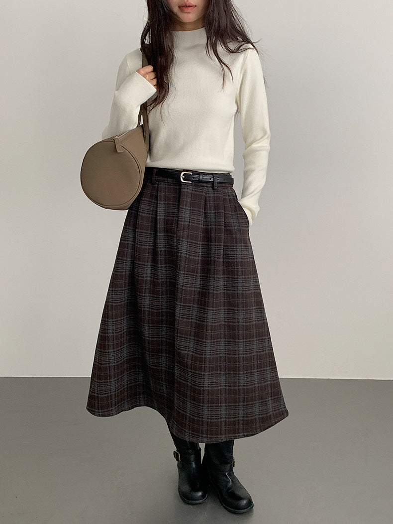 【LD11065】實拍半高領針織衫+針織背心251209