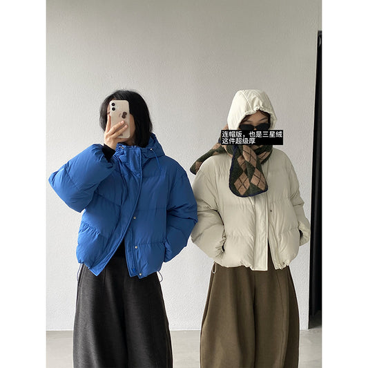 【cimz1728】實拍輕暖90％白鴨絨連帽羽絨外套251201