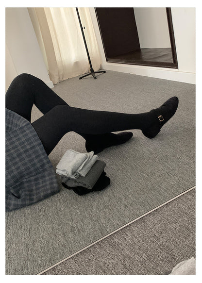 【H5504】實拍高腰收腹彈性超顯瘦連腳內搭褲一般款/加厚款251118