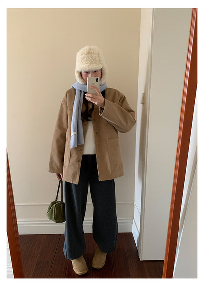 【H5510】實拍5色簡約雙層領針織T恤
251118