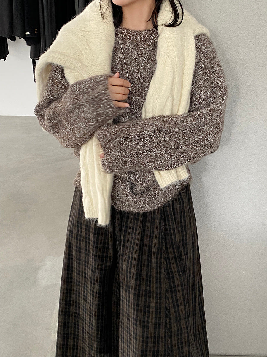 【cimz0307】實拍高級軟糯加厚針織毛衣(羊毛8％）251201