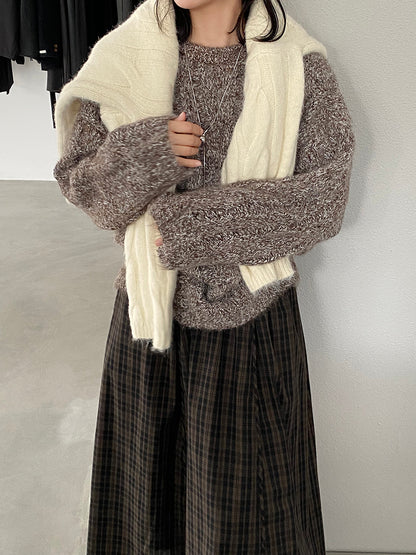 【cimz0307】實拍高級軟糯加厚針織毛衣(羊毛8％）251201