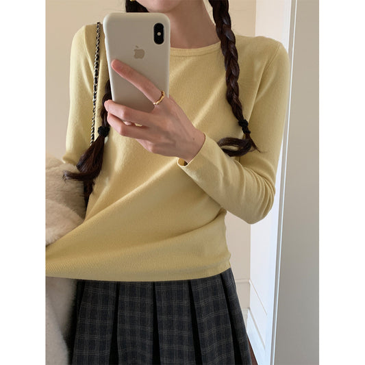 【H5510】實拍5色簡約雙層領針織T恤
251118