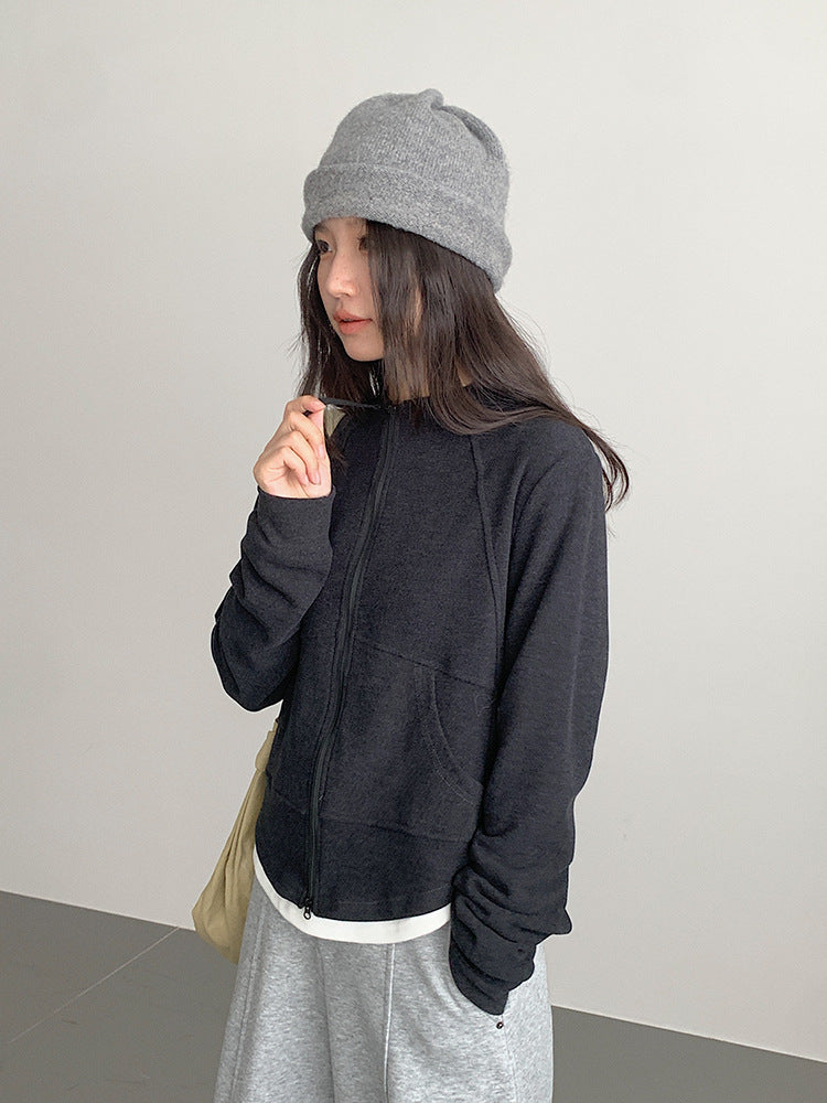 【LD3303】實拍冬季大碼加厚衞褲彎刀褲(後鬆緊腰）251103