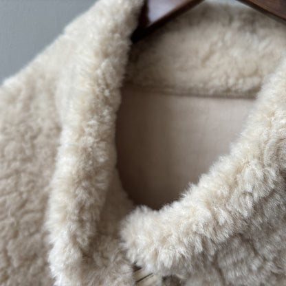 【Y7097】實拍冬季慵懒可愛牛角扣羊羔毛厚外套251113