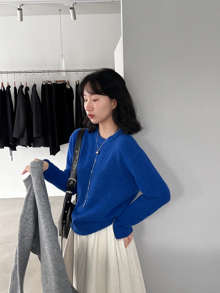 【cim5921】實拍冬季簡約保暖舒適針織毛衣（含羊毛5％）251114