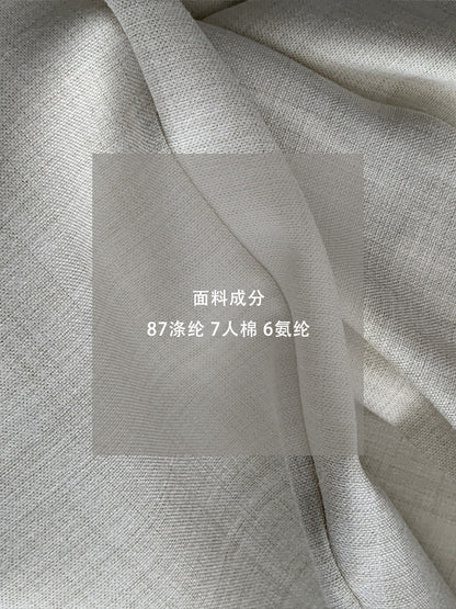 【cim1653】實拍秋日必備高腰壓褶大擺西裝褲251030