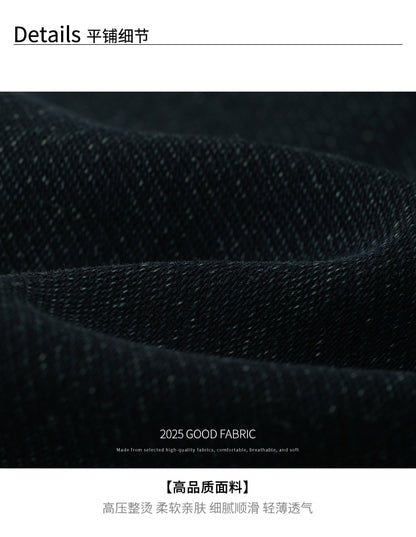 【H5477】實拍S~XL復古加厚高腰直筒牛仔褲251109