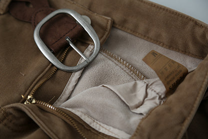 【LD11020】實拍S~XL加絨加厚復古水洗做舊彎刀闊腿牛仔褲251110