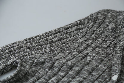 【LD11160】實拍設計感必收！V領薄針織+圍巾 兩件套260309