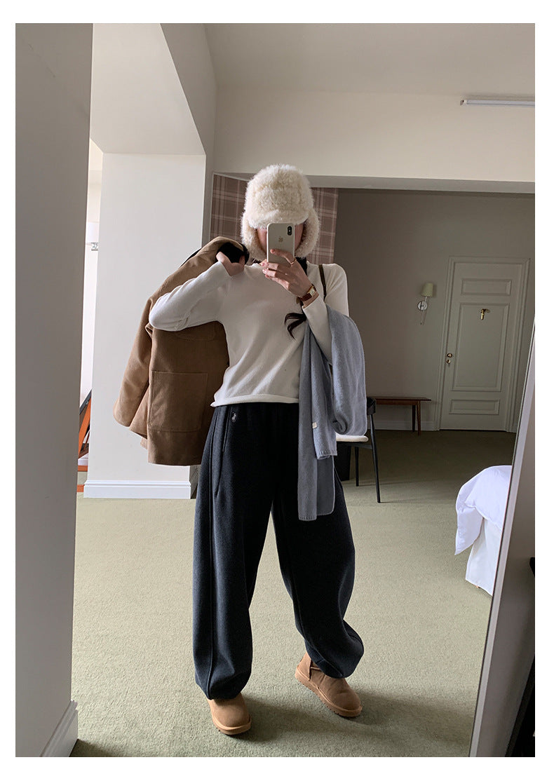 【H5510】實拍5色簡約雙層領針織T恤
251118