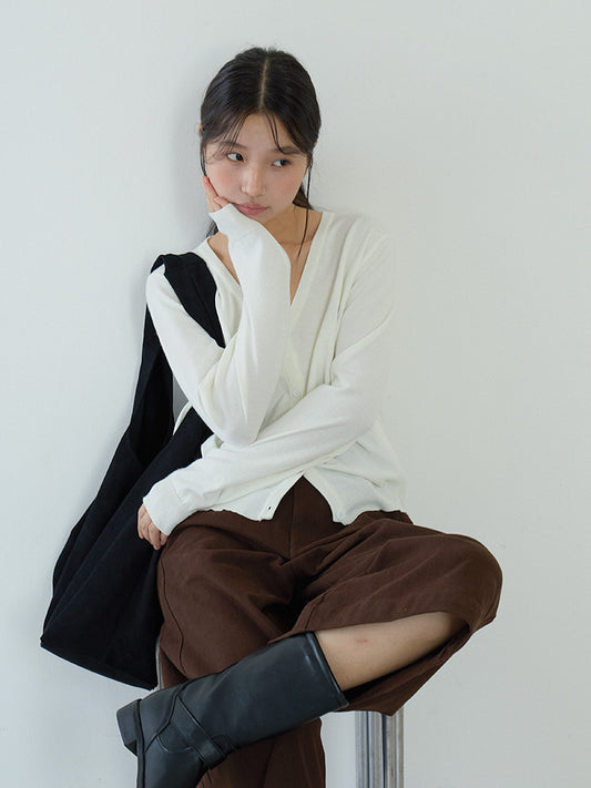 【LD3188】實拍初秋刺繡笑臉氣質針織外套（含羊毛6%)
250922