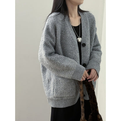 【Y237】實拍慵懶針織毛衣外套(含羊毛6%)251106