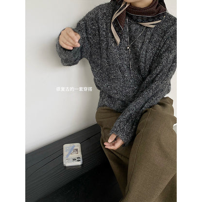 【cimz0307】實拍高級軟糯加厚針織毛衣(羊毛8％）251201