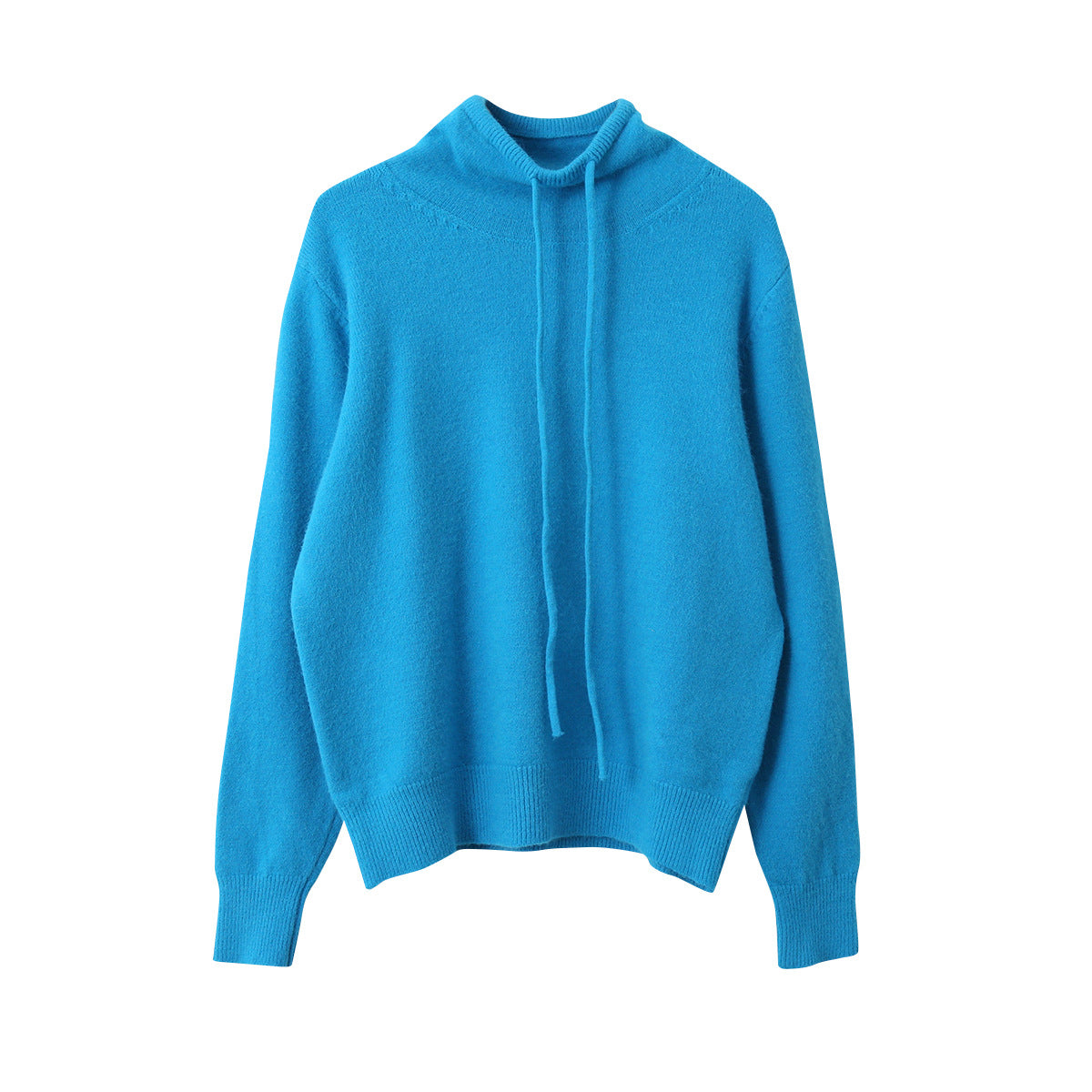 【LD3294】實拍慵懶復古立領羊駝絨針織衫251103