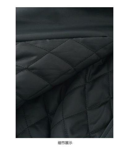 【H5485】實拍高級感毛領PU皮衣夾棉加厚外套251109