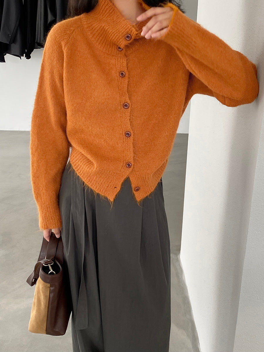 【cim8616】實拍質感加厚慵懒態度高領針織毛衣251114