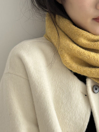 【Y2505】實拍氣質高級感混羊毛針織圍巾251201