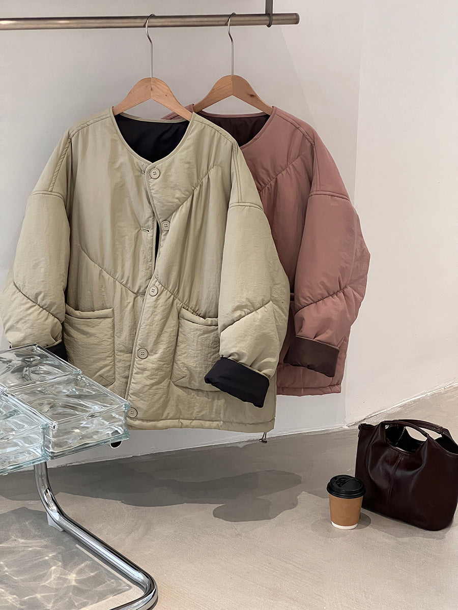 【cimz6376】實拍日系復古工裝夾棉加厚外套251120