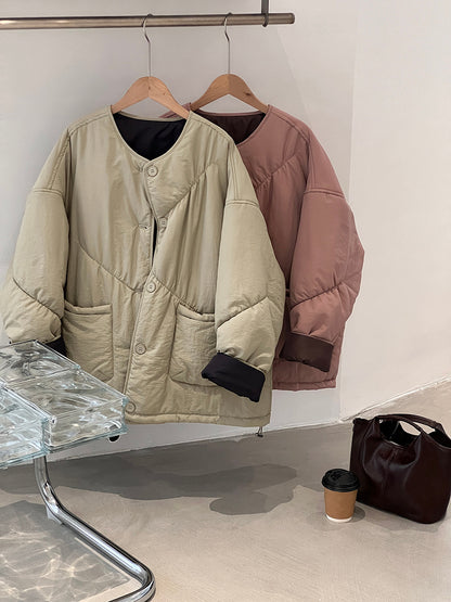 【cimz6376】實拍日系復古工裝夾棉加厚外套251120