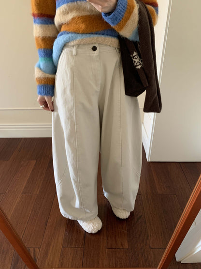 【H5519】實拍S~XL美式天絲棉厚款彎刀休閒褲251125