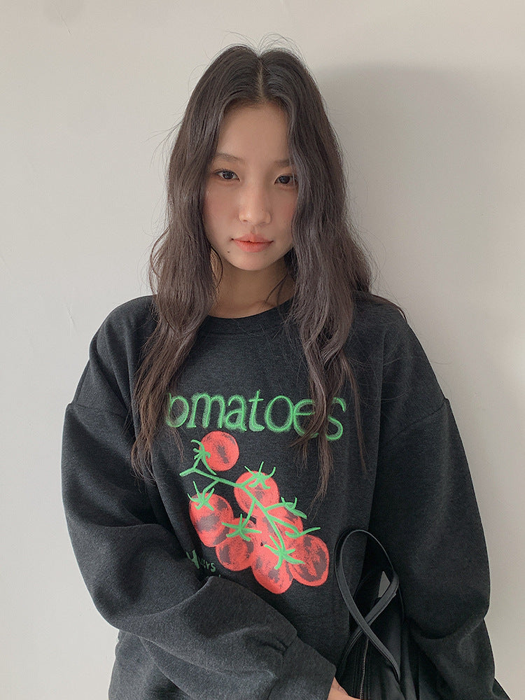 【LD3292】實拍秋冬字母印花加絨衞衣251103