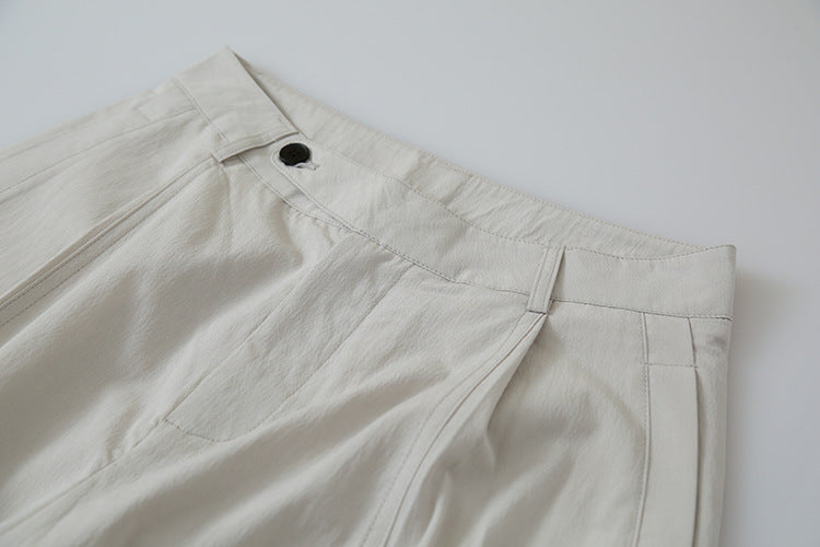 【LD11359】S~XL神級垂墜大長腿👖立體剪裁天絲棉高腰西裝寬褲/落地褲260622
