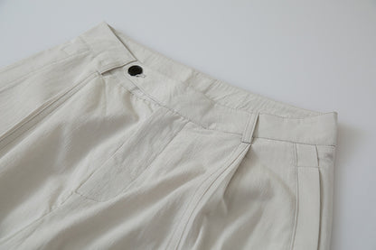 【LD11359】S~XL神級垂墜大長腿👖立體剪裁天絲棉高腰西裝寬褲/落地褲260622