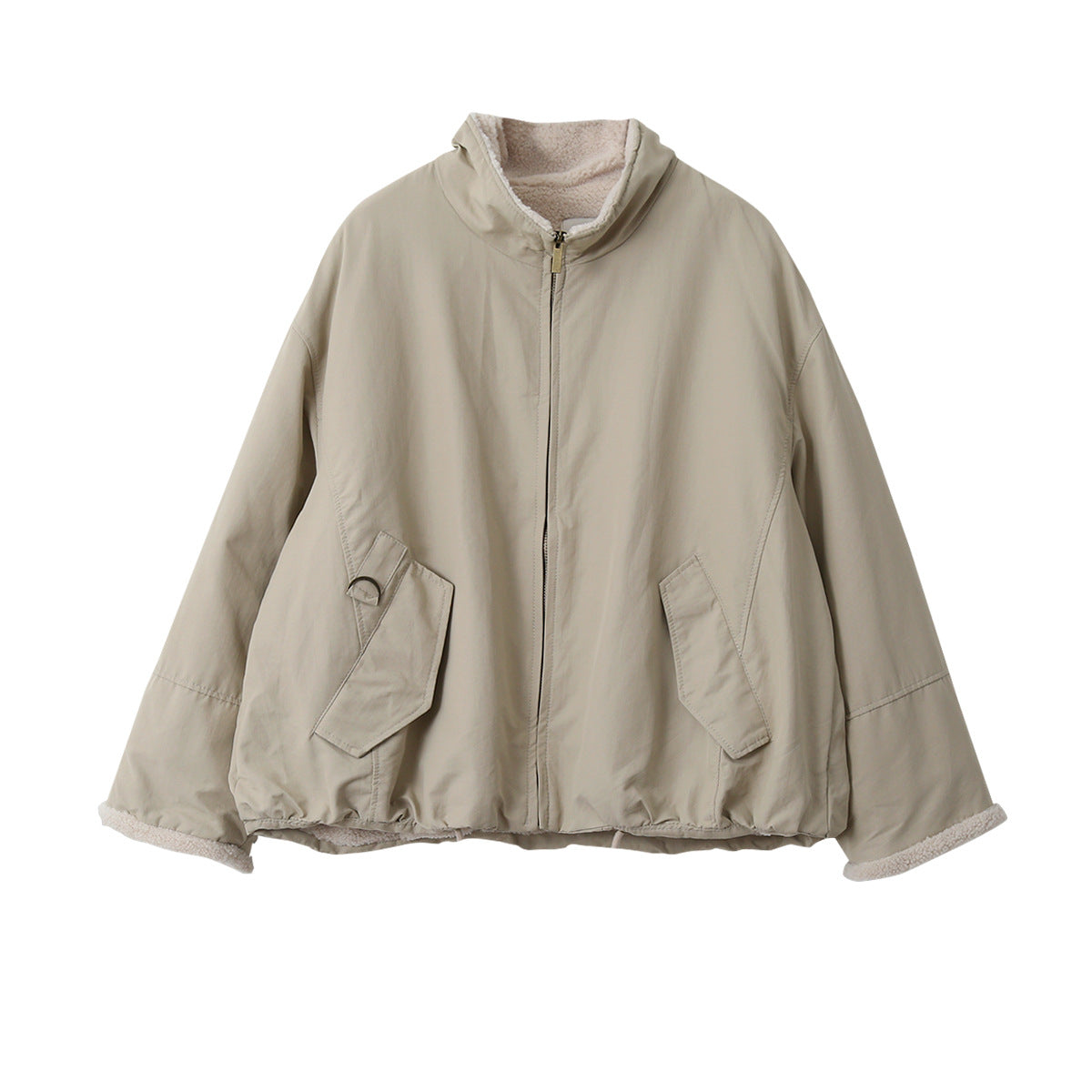 【LD11031】實拍冬天高級感加厚立領羊羔毛保暖夾克外套251124