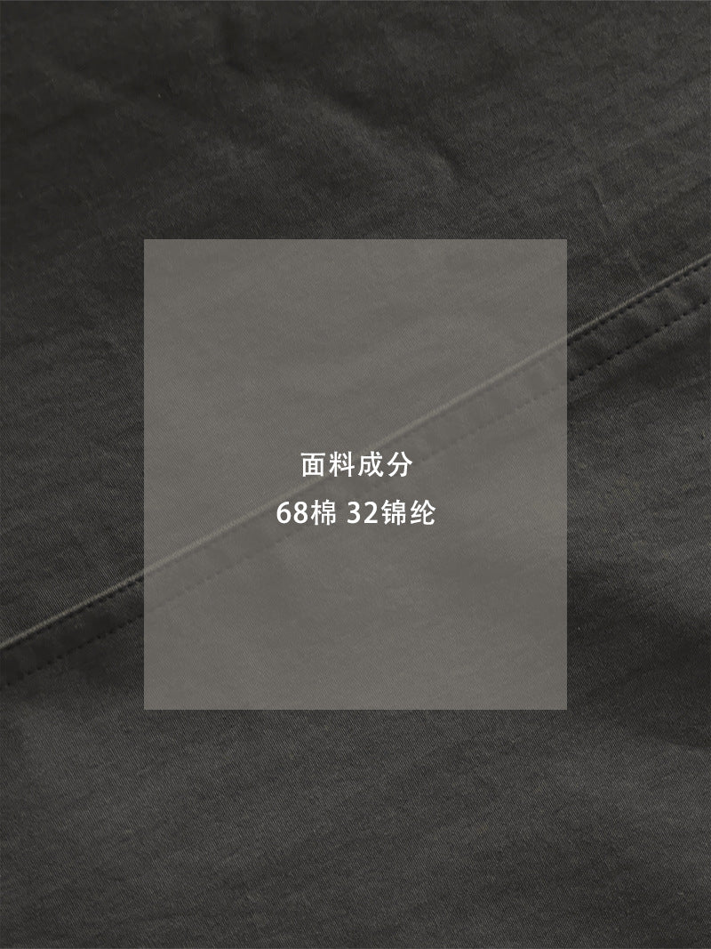 【cim1659】實拍秋冬復古英倫翻領風衣外套＋繫帶251030