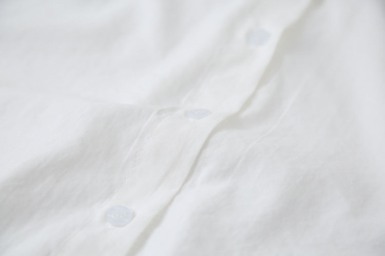 【LD2054】實拍麂皮絨感刺繡襯衫251103