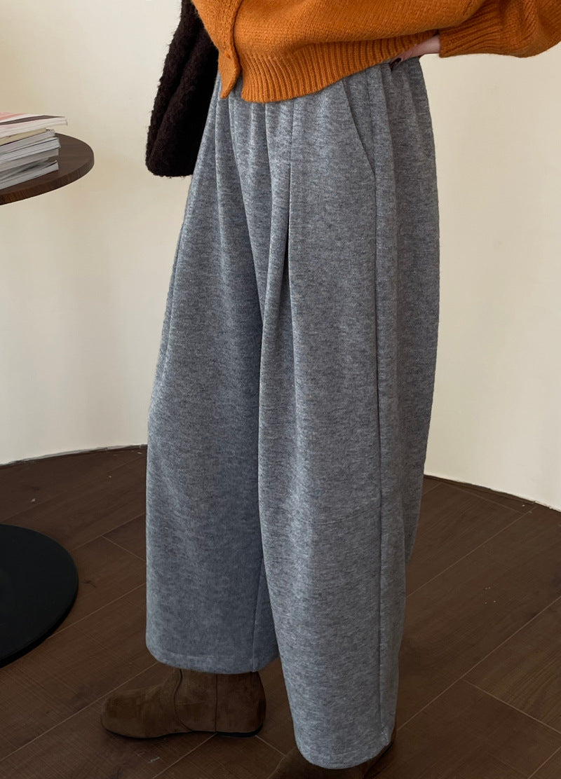 【cim2660】實拍超級舒服Q糯米手感寬鬆休閒寬褲-sale