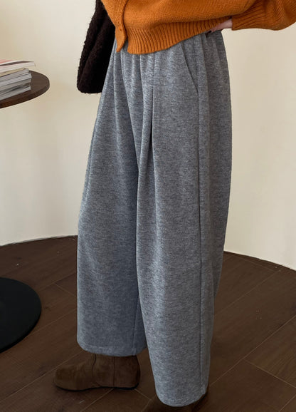 【cim2660】實拍超級舒服Q糯米手感寬鬆休閒寬褲-sale