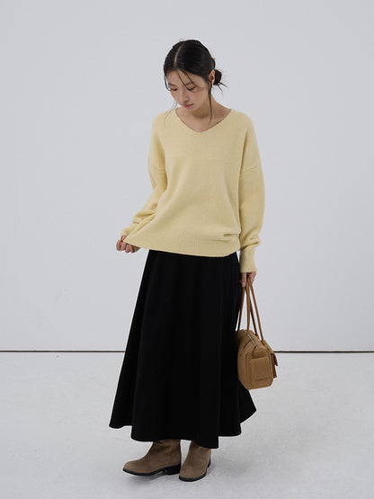 【LD3281】實拍慵懶寬鬆棉羊絨針織毛衣251103