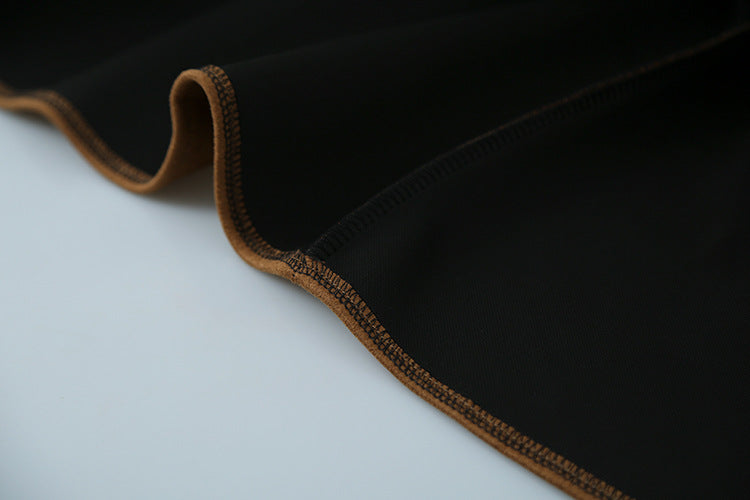 【LD11016】實拍冬季復古麂皮絨A字裙251110