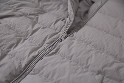 【LD11067】實拍簡約設計保暖立領含絨棉服外套（白鴨絨50%)
251209