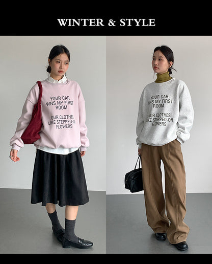 【LD11021】實拍加絨加厚印花寬鬆情侶裝衞衣251110