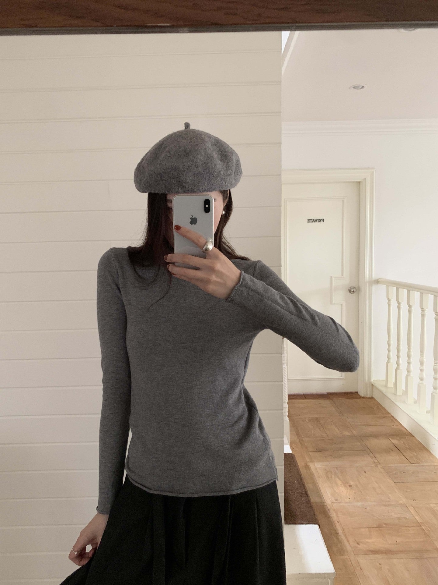 【H5481】實拍基礎6色堆堆領毛針織T恤251109