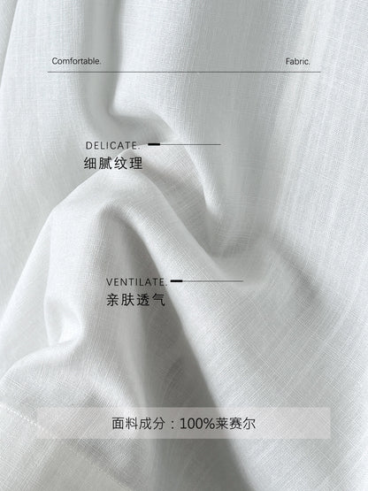 【cimu3946】高級感韓系天絲微透蝙蝠袖設計款後開衩上衣260806