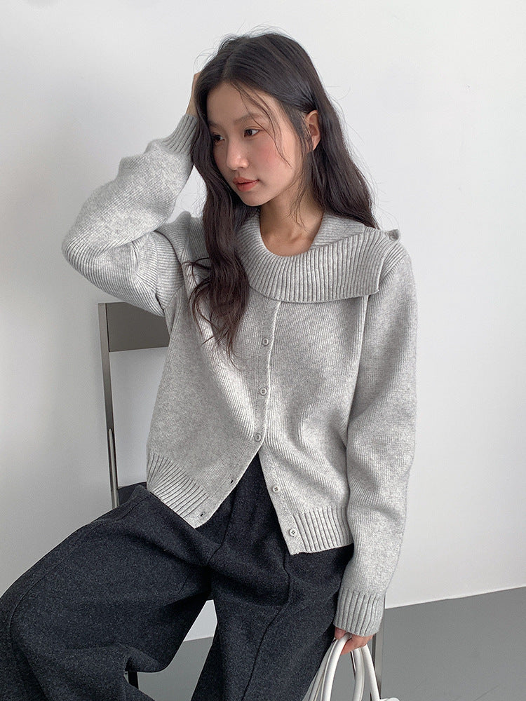 【LD11011】實拍S~XL設計感毛呢西裝闊腿褲251110