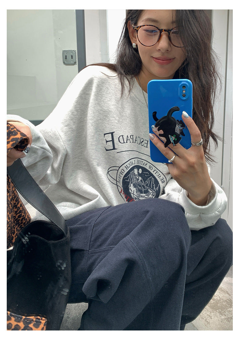 【H5392】實拍美式復古深藍直筒工裝褲250902