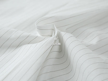 【LD003】實拍中性棉100氣質寬鬆條紋襯衫251103