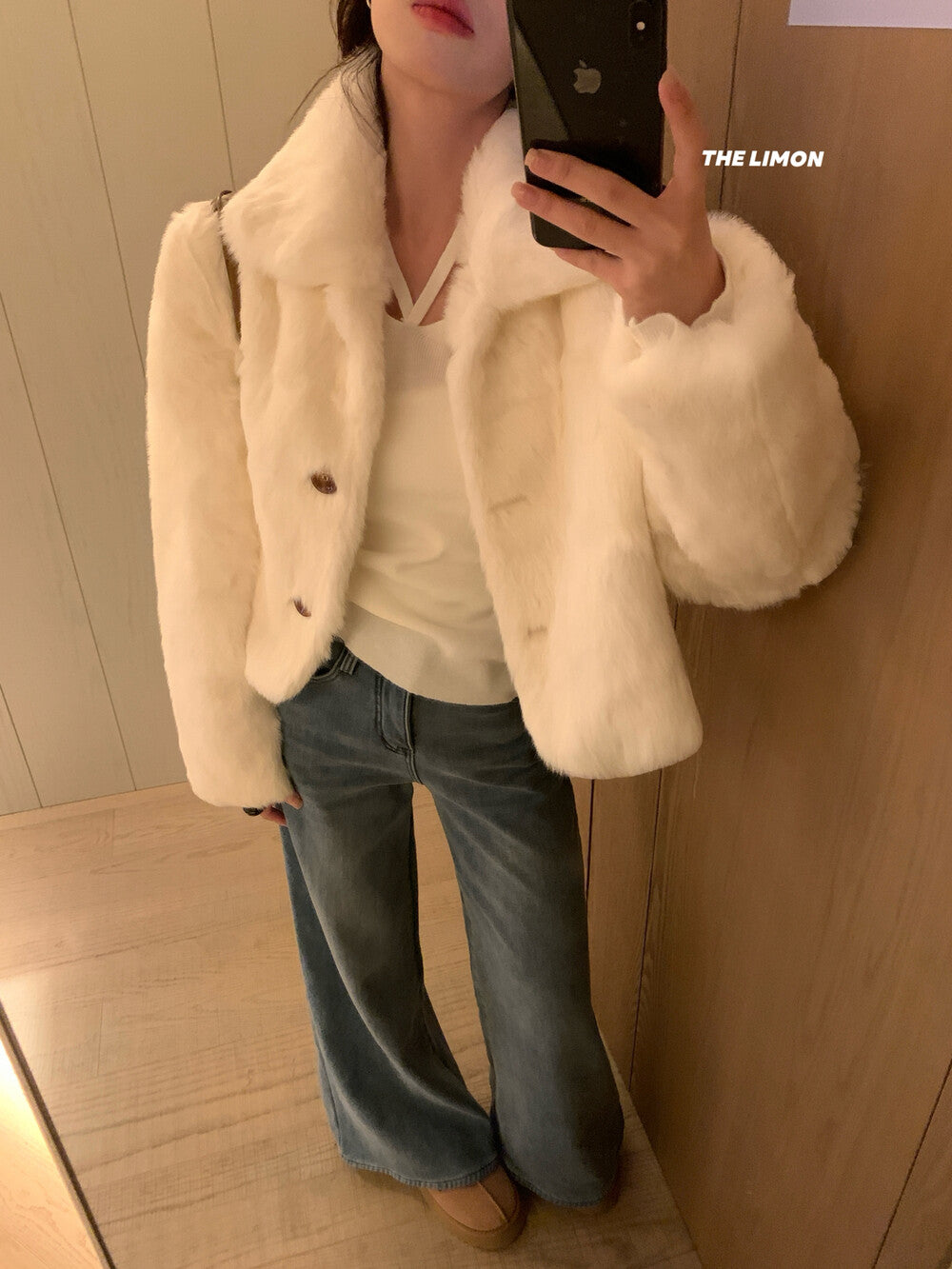 【L8368】實拍檸檬簡約羊毛羊絨喇叭袖長袖針織衫251117