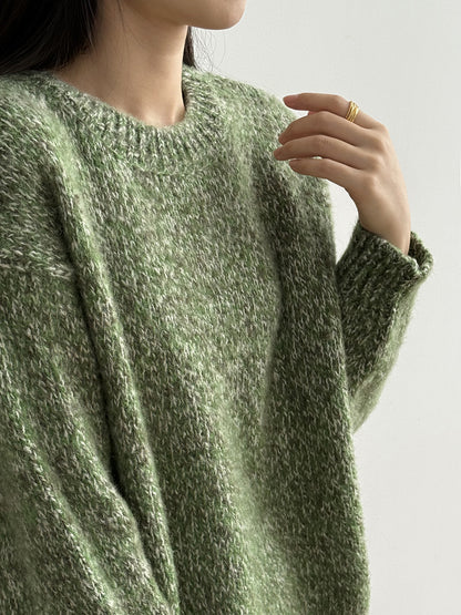 【Y2530】實拍冬季雜色古着針織毛衣(含羊毛6%)251106