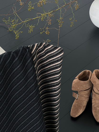 【cim2217】實拍時髦氣質斜紋高腰中長裙251030