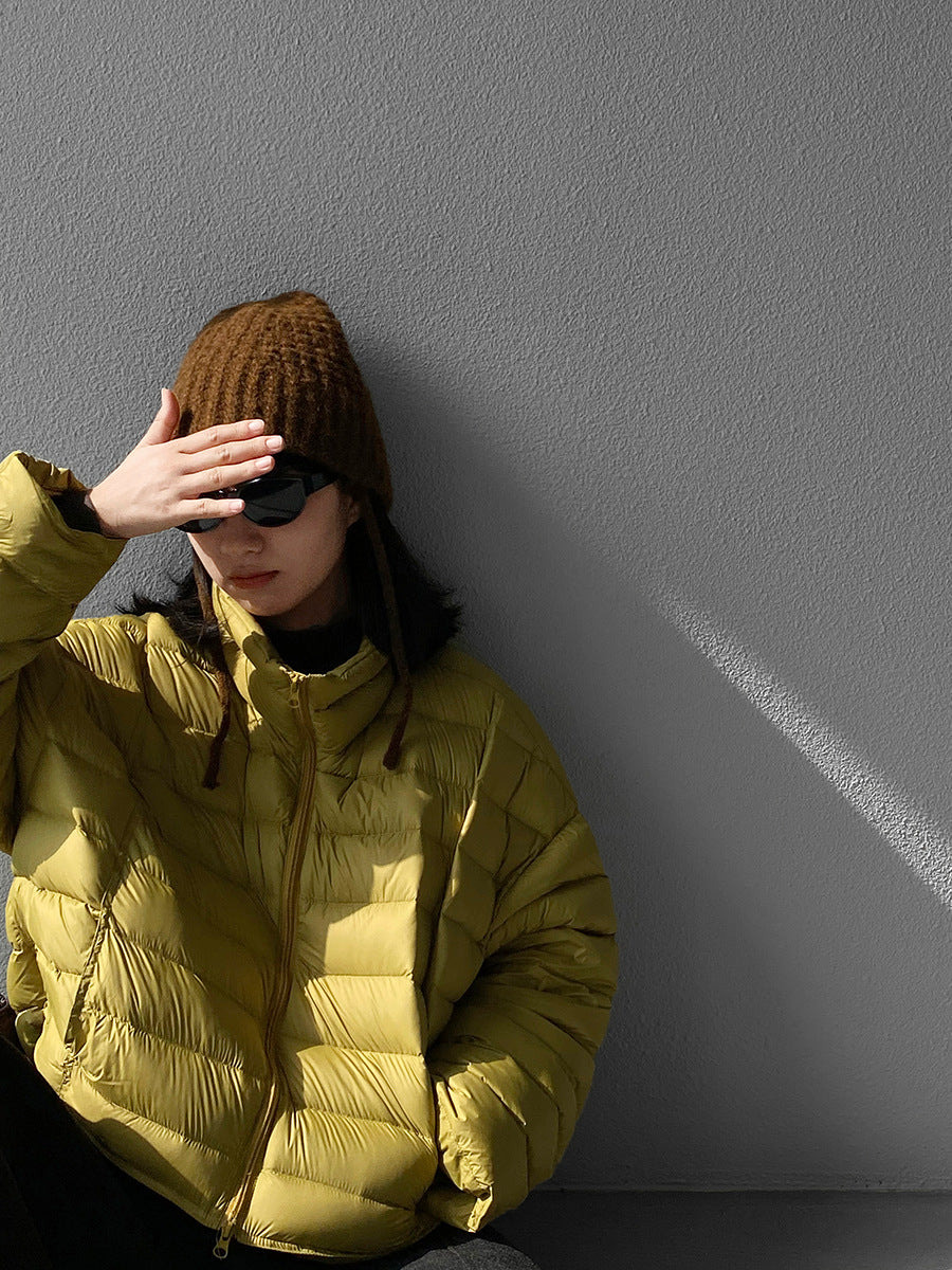 【cimz6383】實拍高領寶款排骨白鴨絨外套（白鴨絨90）251120