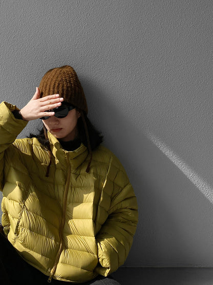 【cimz6383】實拍高領寶款排骨白鴨絨外套（白鴨絨90）251120