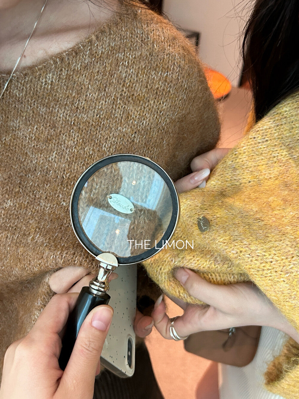 【L6873】實拍檸檬秋冬簡約軟糯保暖毛衣+針織手拎包251117